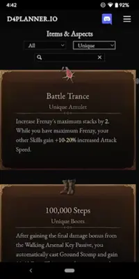 D4Planner - Diablo 4 Planner android App screenshot 3